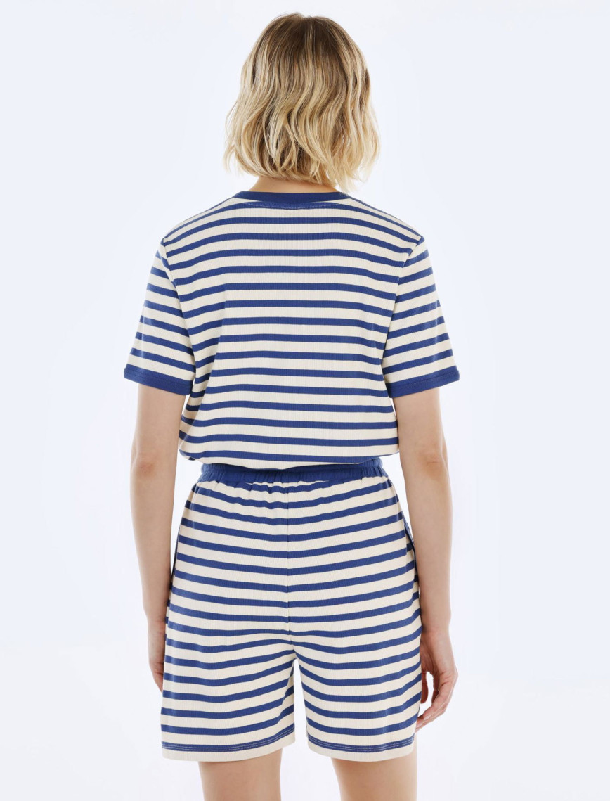 YARGICI Beli Lastikli Cepli Şort YARGICI Beli Lastikli Cepli Şort