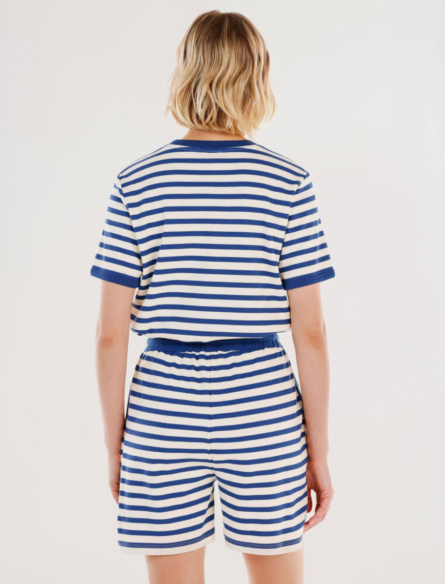 YARGICI Beli Lastikli Cepli Şort YARGICI Beli Lastikli Cepli Şort