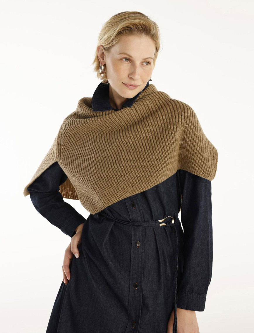 YARGICI İki Renkli Triko Boyunluk YARGICI İki Renkli Triko Boyunluk