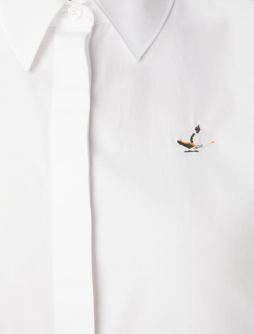 Beymen Club Kadın Beyaz Basic Poplin Gömlek Beymen Club Kadın Beyaz Basic Poplin Gömlek