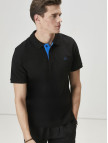 Beymen Club Erkek Comfort Fit Siyah Polo Yaka T-shirt