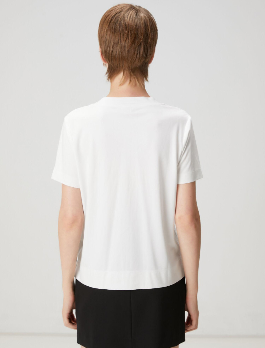 Beymen Club Kadın Beyaz Basic T-shirt