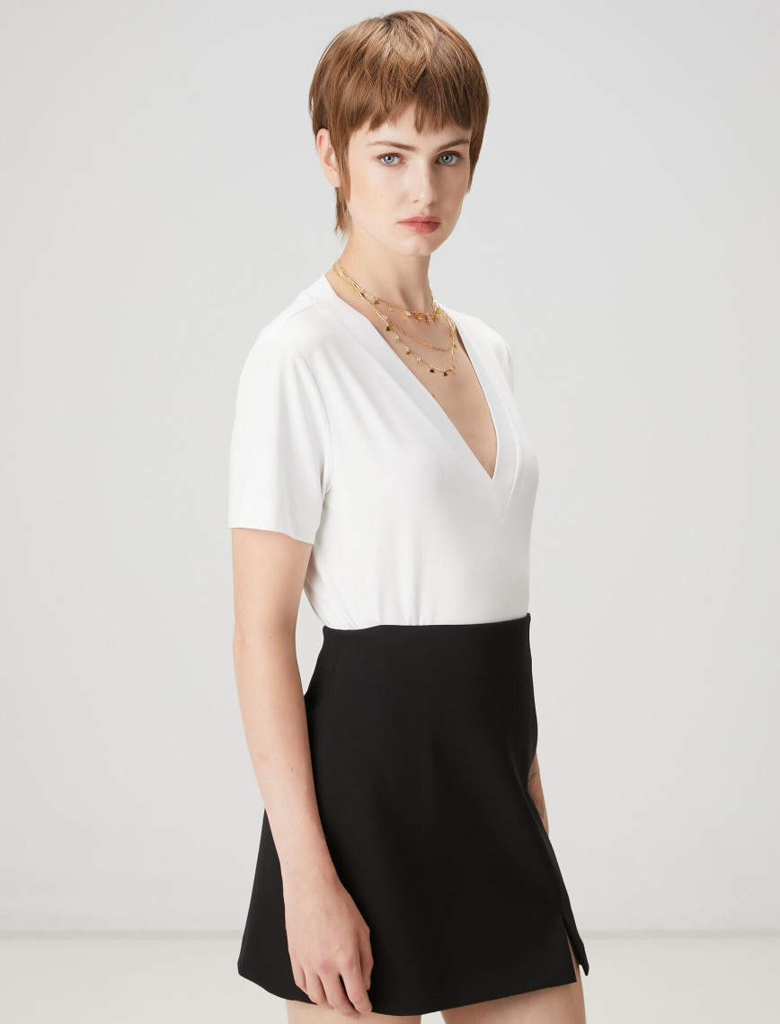 Beymen Club Kadın Beyaz Basic T-shirt