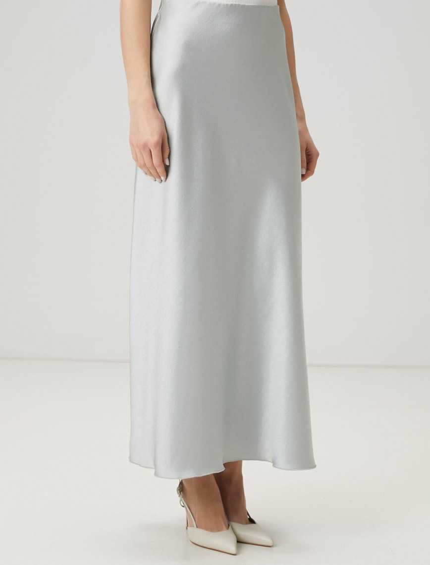 Beymen Club Kadin Mint Maksi Saten Etek