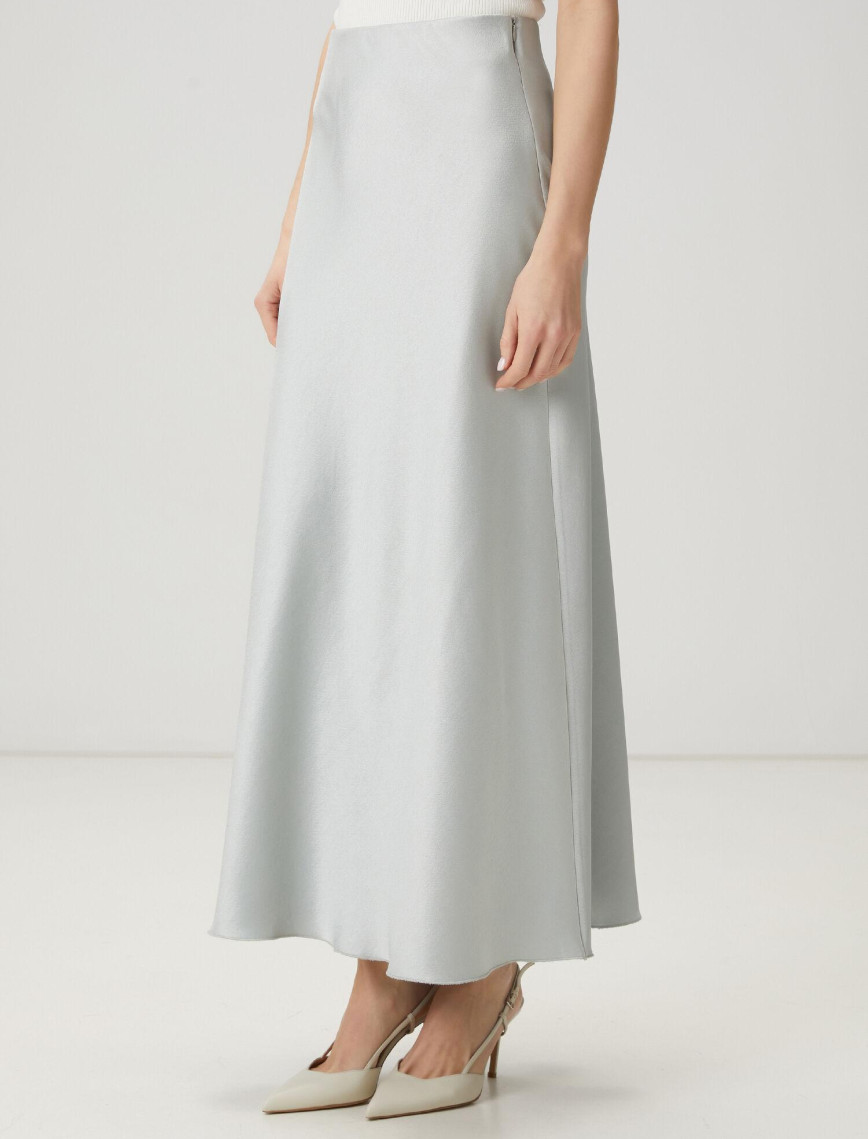 Beymen Club Kadin Mint Maksi Saten Etek