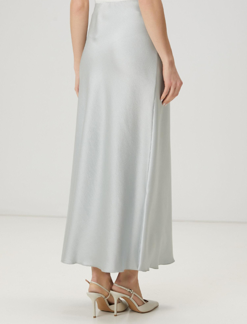 Beymen Club Kadin Mint Maksi Saten Etek