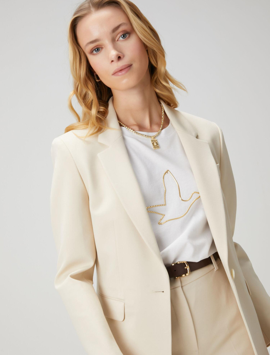 Beymen Club Kadin Bej Blazer Beymen Club Kadin Bej Blazer