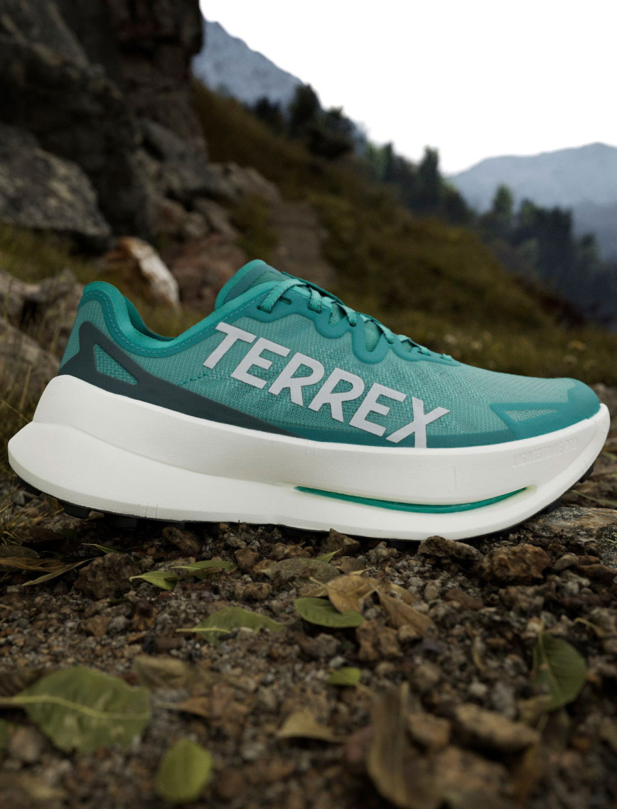 adidas Terrex Agravic Speed Ultra Erkek Yeşil Koşu Ayakkabısı