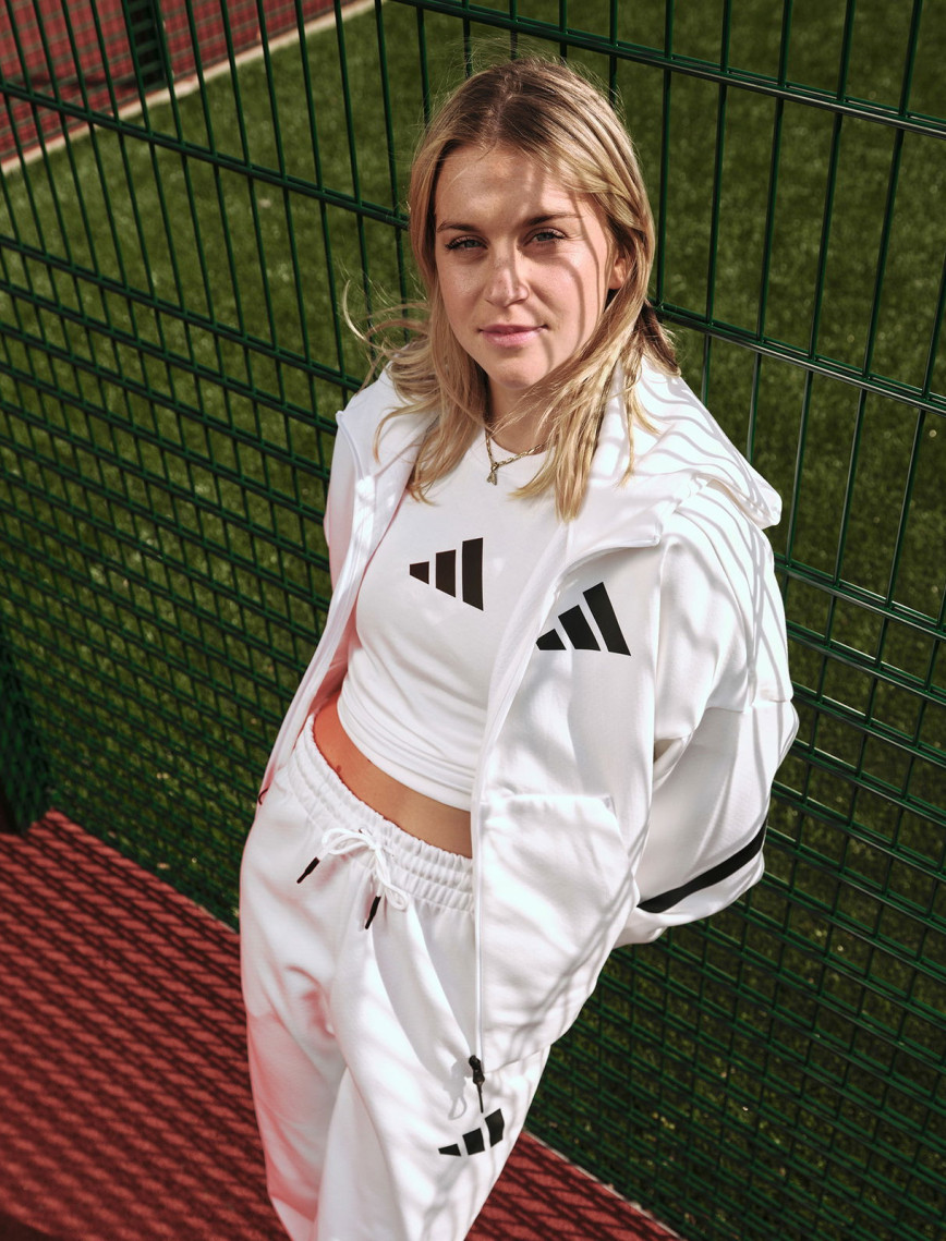 adidas Z.N.E. Kadın Beyaz Günlük Sweatshirt adidas Z.N.E. Kadın Beyaz Günlük Sweatshirt