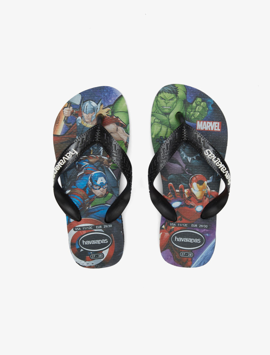 Havaianas Marvel Top Çocuk Siyah Terlik Havaianas Marvel Top Çocuk Siyah Terlik