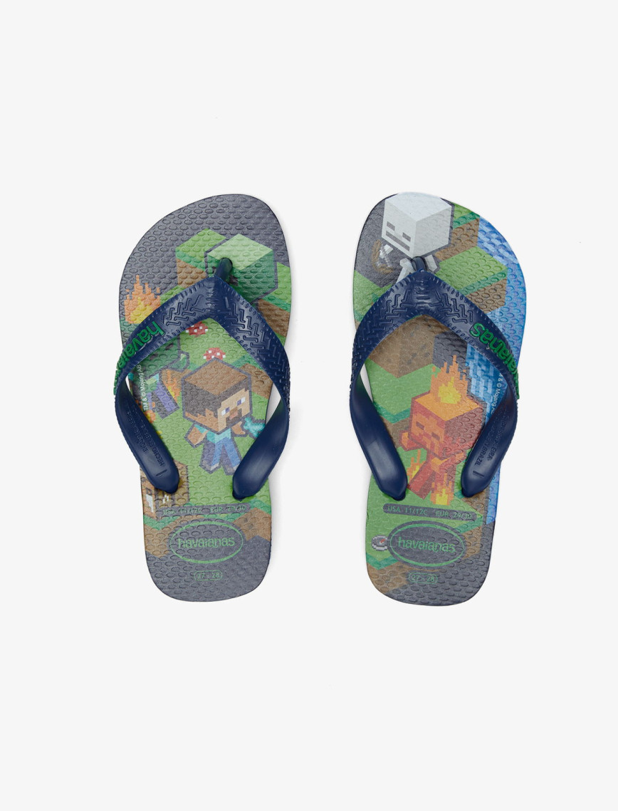 Havaianas Minecraft Top Çocuk Lacivert Terlik Havaianas Minecraft Top Çocuk Lacivert Terlik