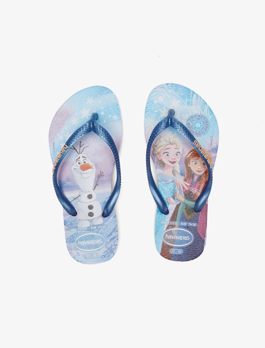 Havaianas Slim Princess Frozen Çocuk Mavi Terlik Havaianas Slim Princess Frozen Çocuk Mavi Terlik
