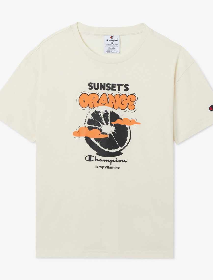 Champion Crewneck Çocuk Mavi T-Shirt Champion Crewneck Çocuk Mavi T-Shirt