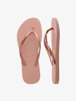 Havaianas Slim Metallic Logo Kadın Pembe Terlik Havaianas Slim Metallic Logo Kadın Pembe Terlik