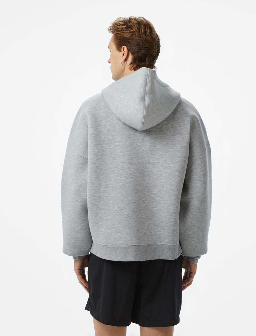 Les Benjamins 401 Zipped Unisex Gri Sweatshirt Les Benjamins 401 Zipped Unisex Gri Sweatshirt