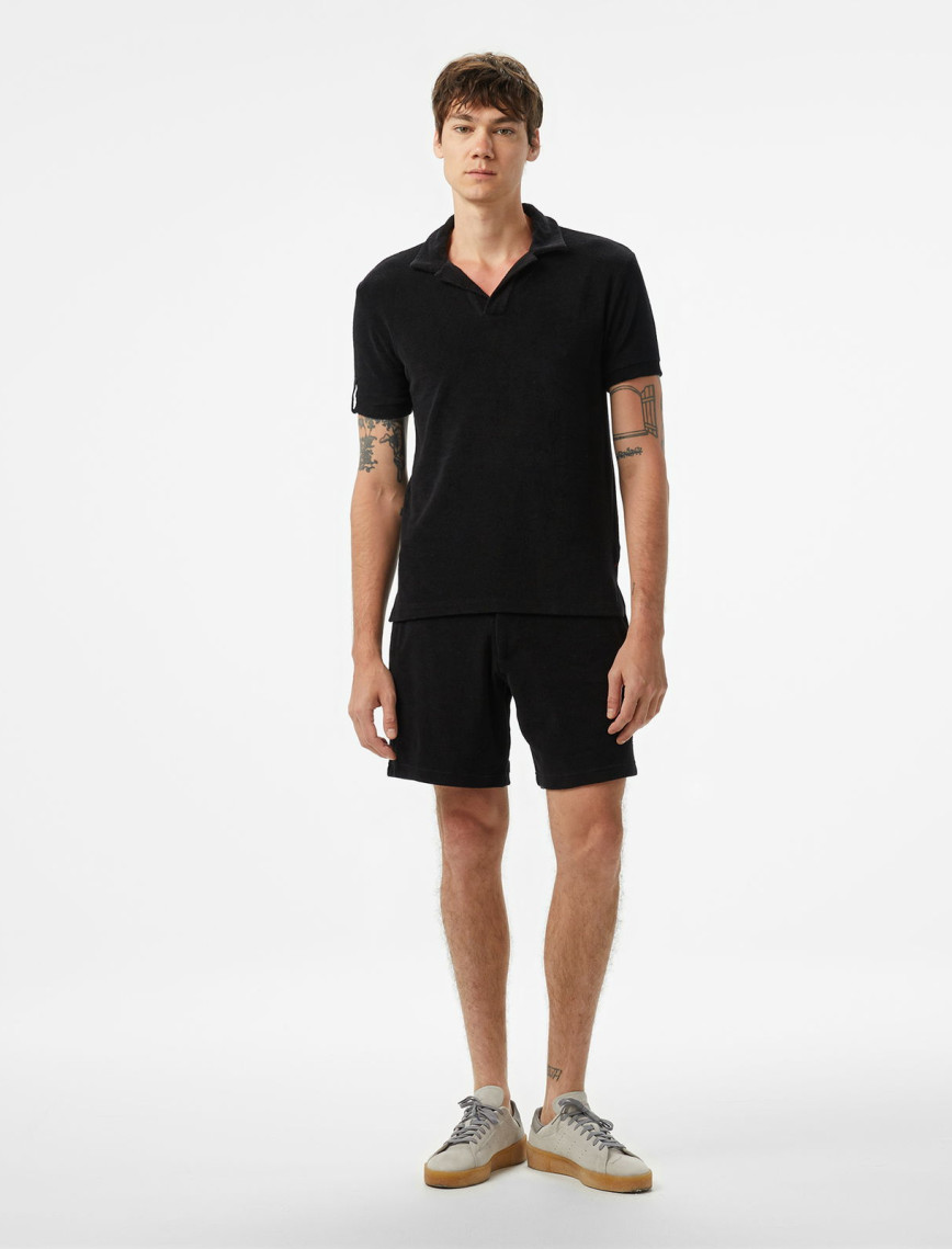 The Stay Line Berto Erkek Siyah Polo The Stay Line Berto Erkek Siyah Polo