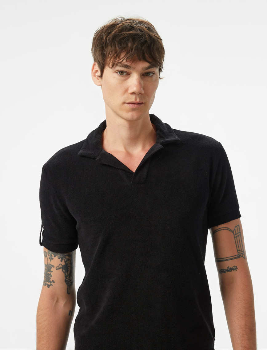 The Stay Line Berto Erkek Siyah Polo The Stay Line Berto Erkek Siyah Polo