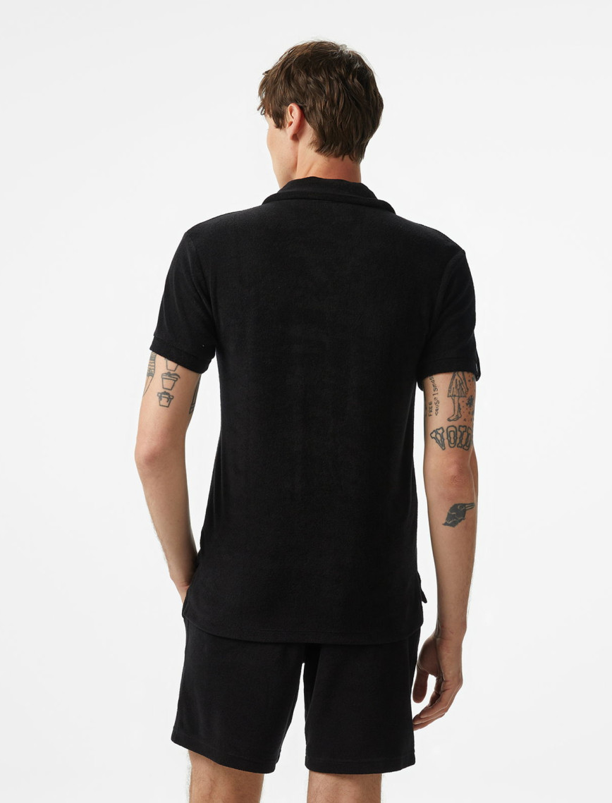 The Stay Line Berto Erkek Siyah Polo The Stay Line Berto Erkek Siyah Polo