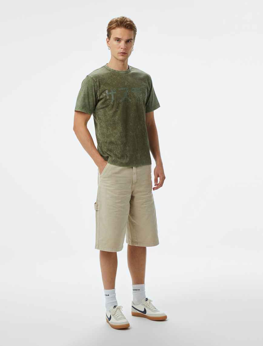 The Stay Line Nami Erkek Yeşil T-Shirt The Stay Line Nami Erkek Yeşil T-Shirt