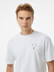 Anta Sports Erkek Beyaz T-Shirt Anta Sports Erkek Beyaz T-Shirt