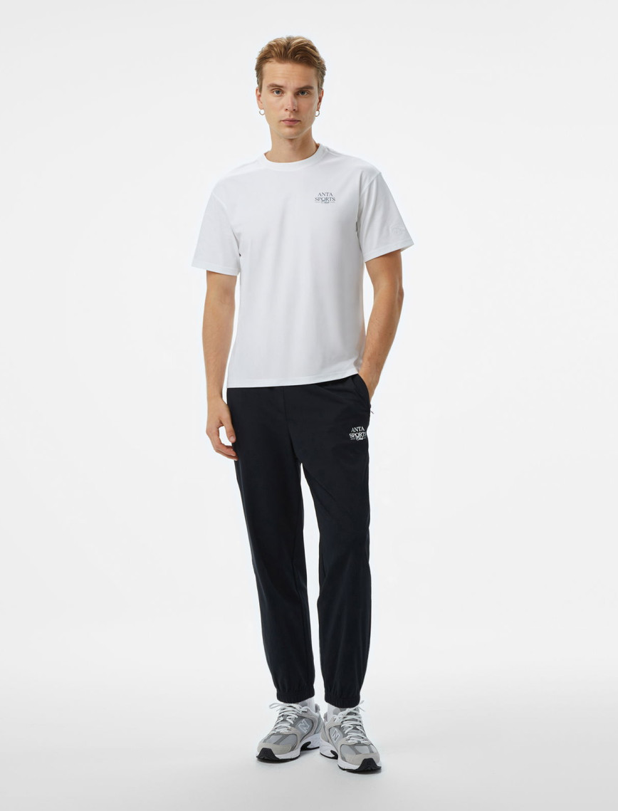 Anta Sports Erkek Beyaz T-Shirt Anta Sports Erkek Beyaz T-Shirt