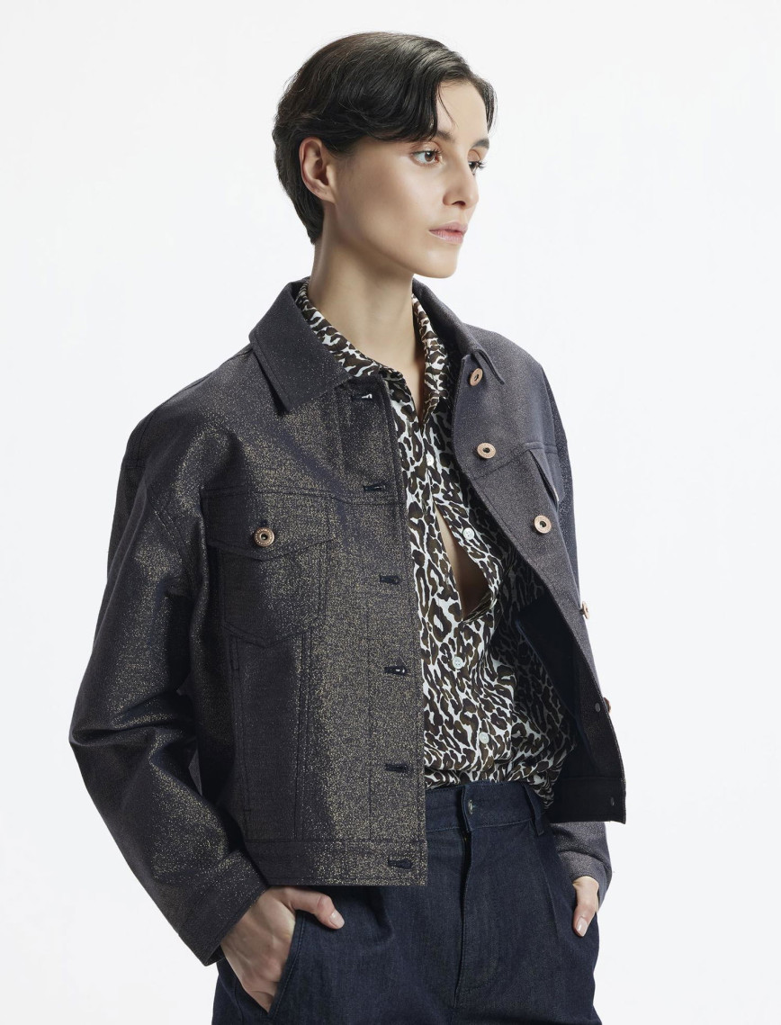 YARGICI Gömlek Yaka Önü Cepli Kısa Ceket YARGICI Gömlek Yaka Önü Cepli Kısa Ceket