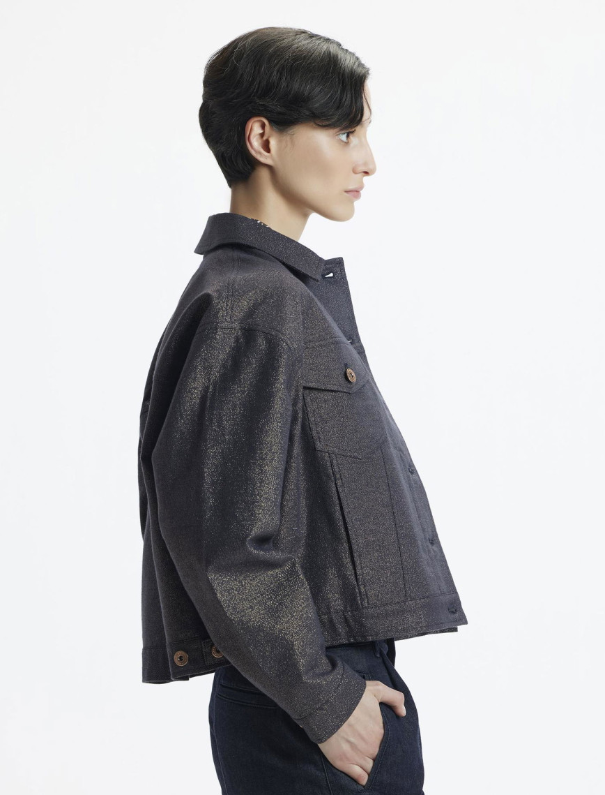 YARGICI Gömlek Yaka Önü Cepli Kısa Ceket YARGICI Gömlek Yaka Önü Cepli Kısa Ceket