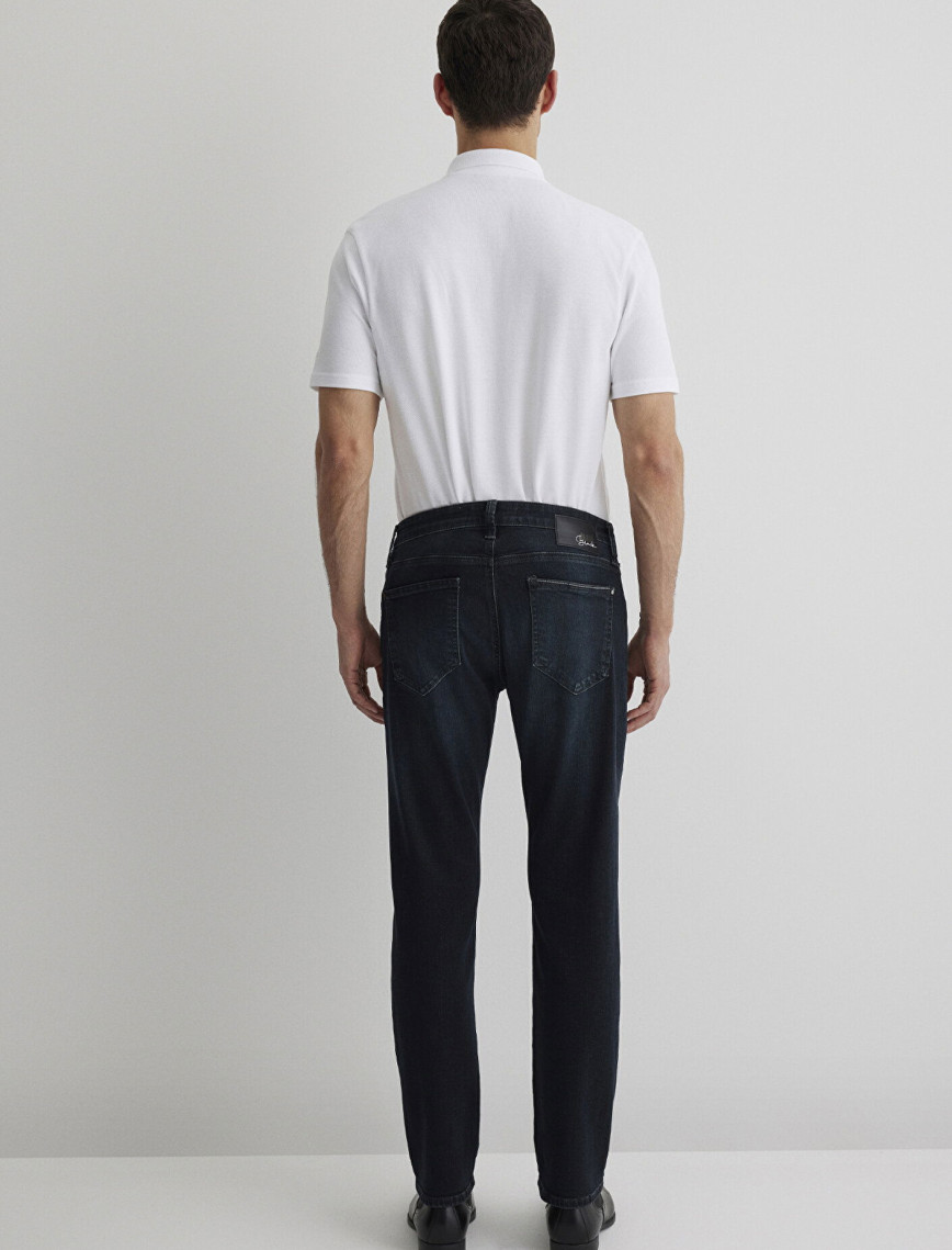 Mavi Marcus Lux Black Puslu Koyu Mavi Jean Pantolon 0035188545