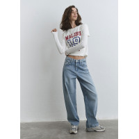 Mavi Lisa 90lar Tokalı İndigo Mavisi Jean Pantolon 1010938-89253 Mavi Lisa 90lar Tokalı İndigo Mavisi Jean Pantolon 1010938-89253