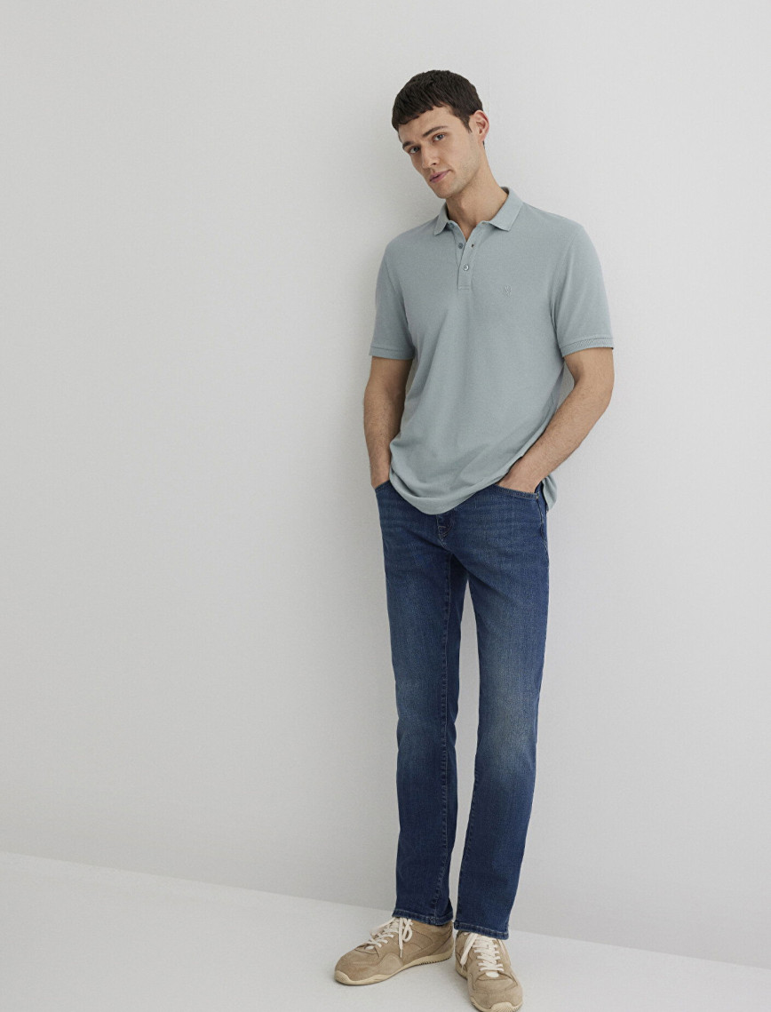 Mavi Jake Premium Blue Gölgeli Koyu Mavi Jean Pantolon 0042288222