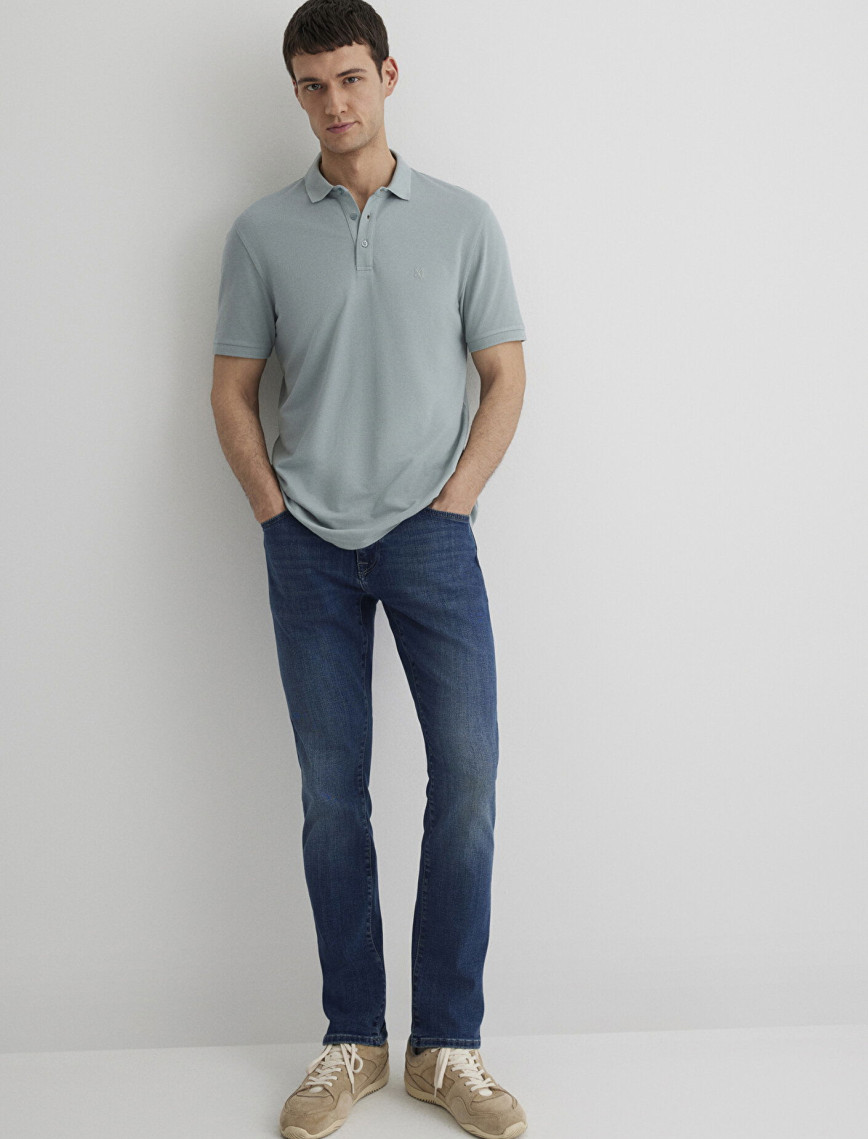 Mavi Jake Premium Blue Gölgeli Koyu Mavi Jean Pantolon 0042288222