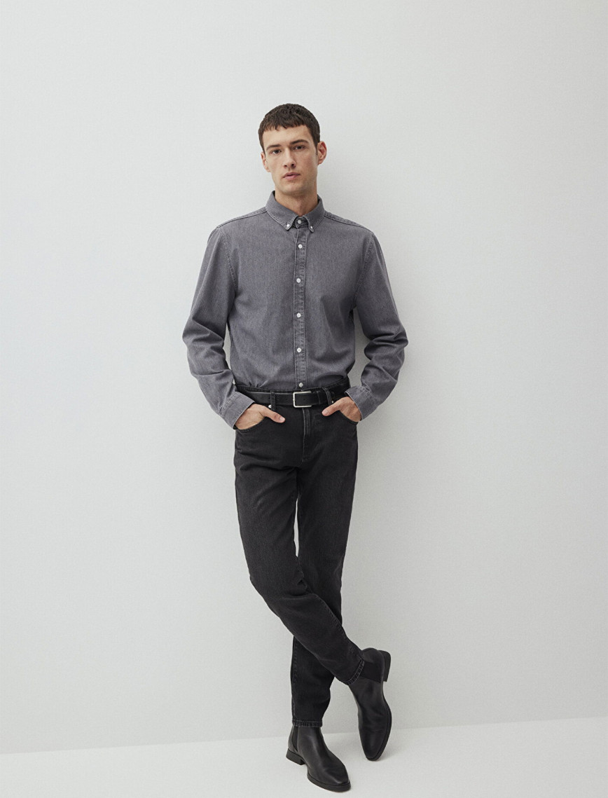 Mavi London Classic Denim Antrasit Jean Pantolon 0010172-87848 Mavi London Classic Denim Antrasit Jean Pantolon 0010172-87848