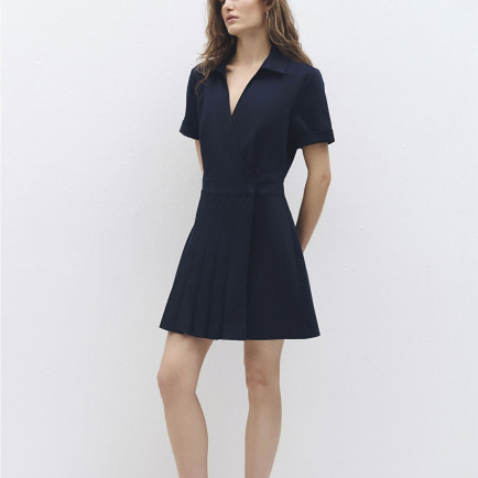 Mavi Polo Yaka Lacivert Elbise 1310628-82318 Mavi Polo Yaka Lacivert Elbise 1310628-82318