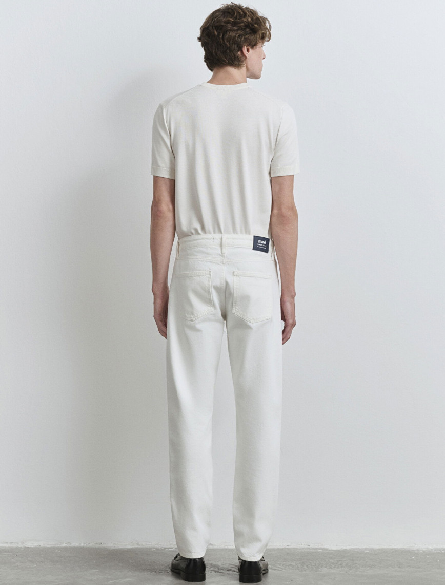 Mavi London Classic Denim Kırık Beyaz Jean Pantolon 0010172-89657