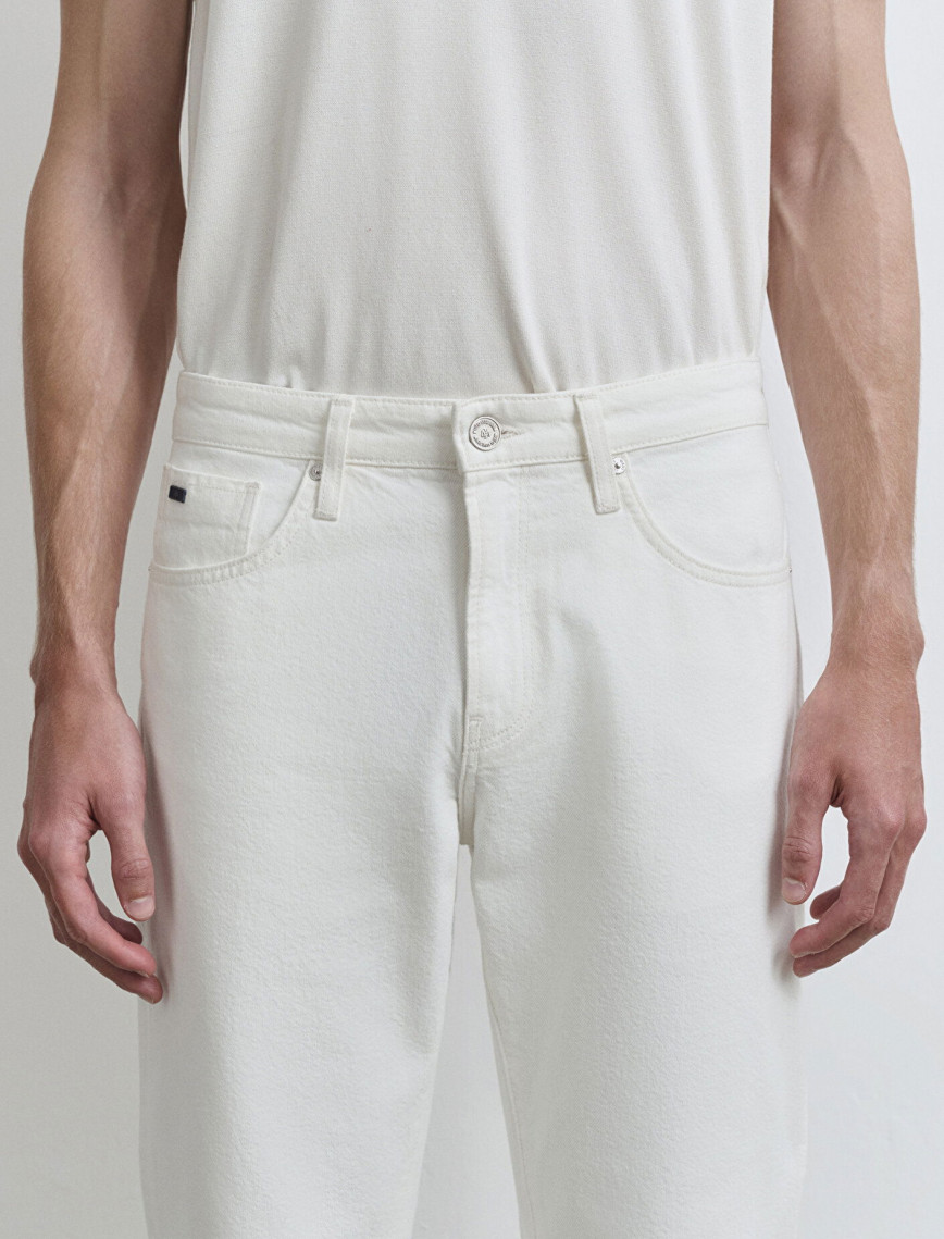 Mavi London Classic Denim Kırık Beyaz Jean Pantolon 0010172-89657