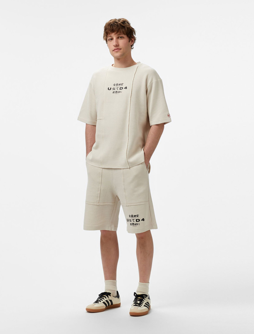 UNITED4 Örme Comfort Erkek Gri Tişört UNITED4 Örme Comfort Erkek Gri Tişört