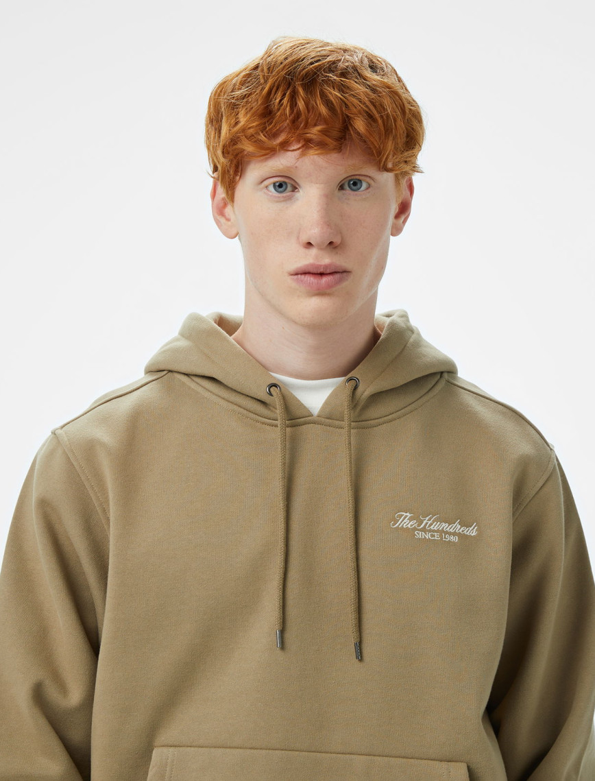The Hundreds Vibes Pullover Erkek Kahverengi Hoodie