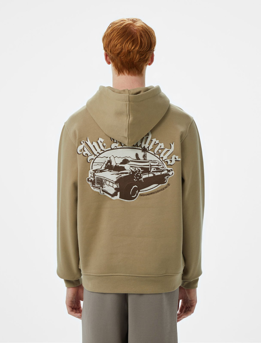 The Hundreds Vibes Pullover Erkek Kahverengi Hoodie