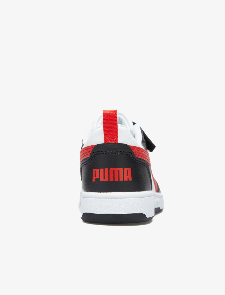Puma Rebound V6 Low Çocuk Beyaz Spor Ayakkabı Puma Rebound V6 Low Çocuk Beyaz Spor Ayakkabı