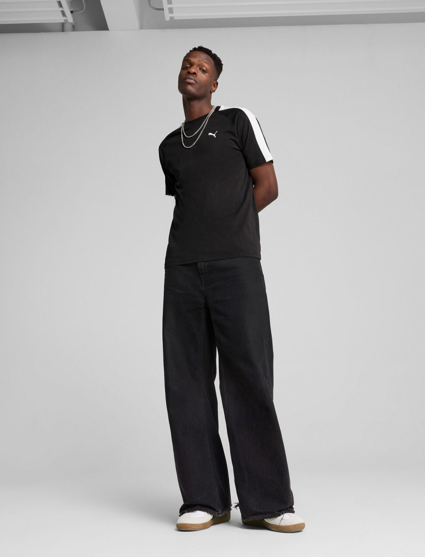 Puma T7 Erkek Siyah T-Shirt Puma T7 Erkek Siyah T-Shirt