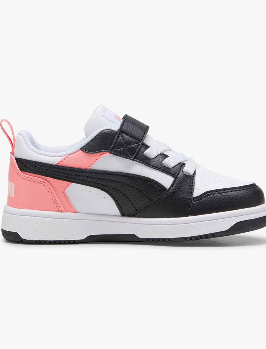 Puma Rebound V6 Low Çocuk Beyaz Spor Ayakkabı Puma Rebound V6 Low Çocuk Beyaz Spor Ayakkabı