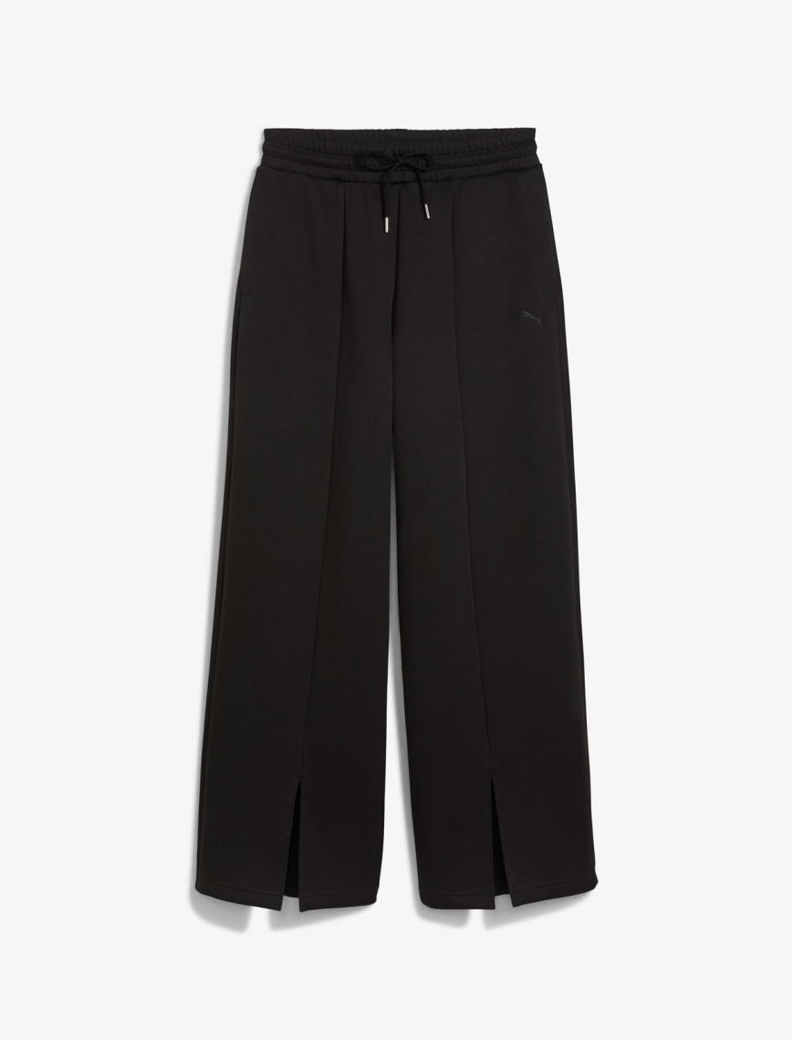 Puma Wardrobe Essentials Relaxed Kadın Siyah Eşofman Altı