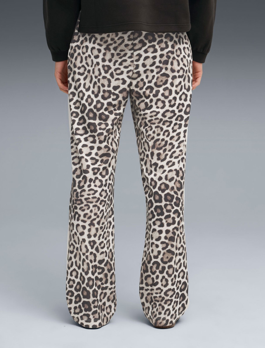 Puma T7 Allover Print Kadın Krem Eşofman Altı