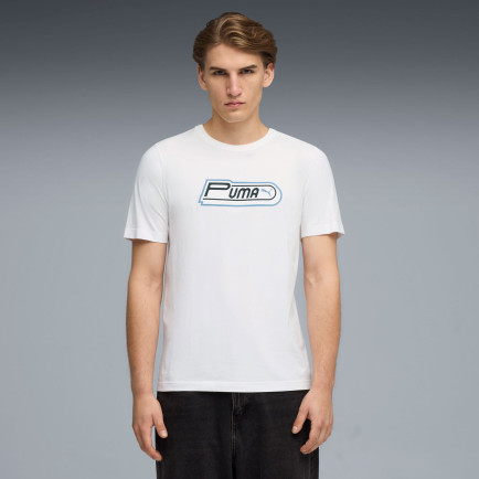 Puma Future Archive Graphic Unisex Beyaz T-Shirt Puma Future Archive Graphic Unisex Beyaz T-Shirt