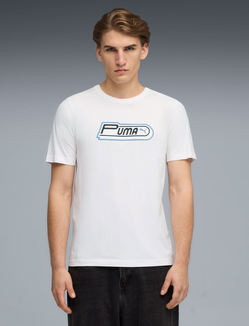 Puma Future Archive Graphic Unisex Beyaz T-Shirt Puma Future Archive Graphic Unisex Beyaz T-Shirt