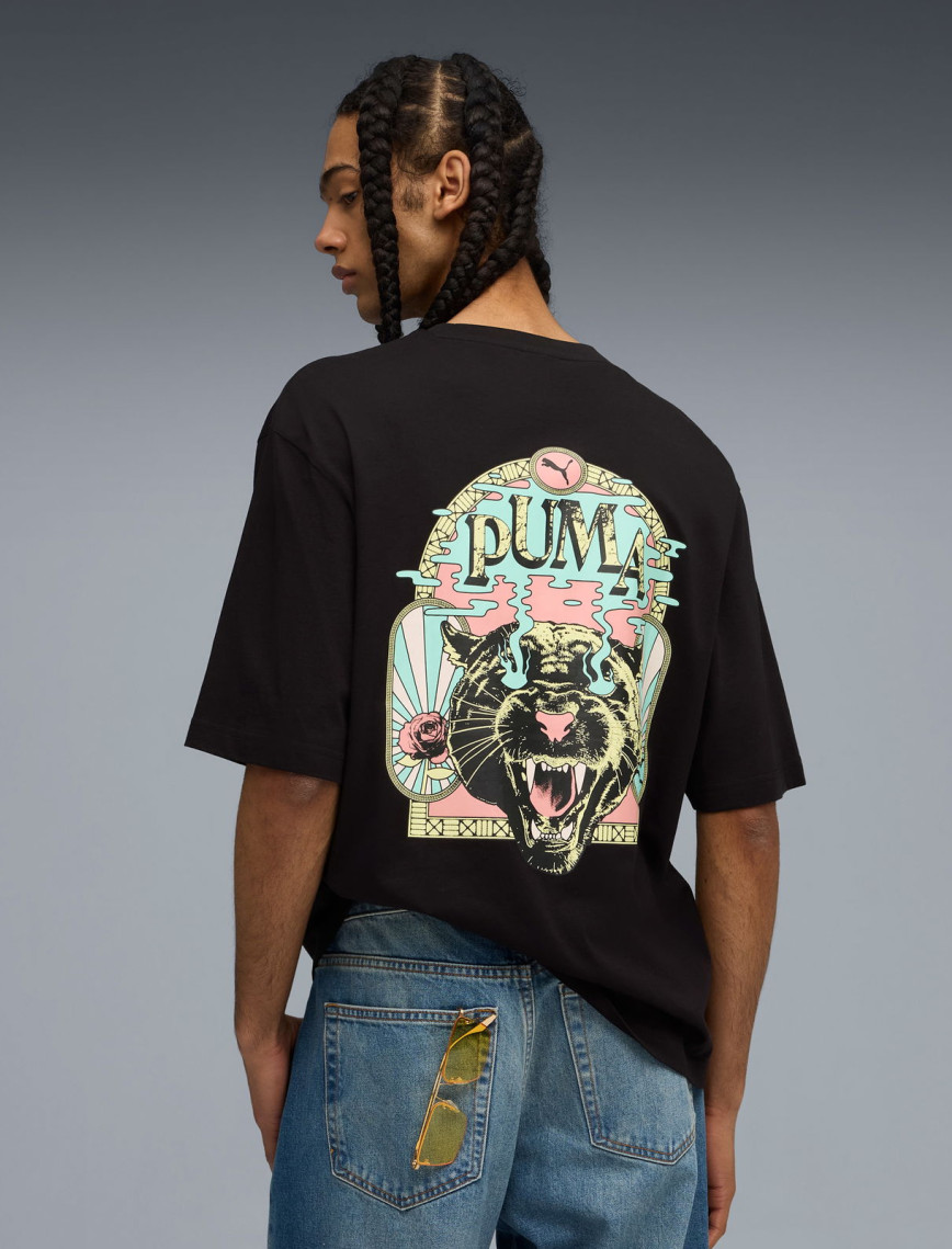 Puma Graphic Erkek Siyah T-Shirt Puma Graphic Erkek Siyah T-Shirt