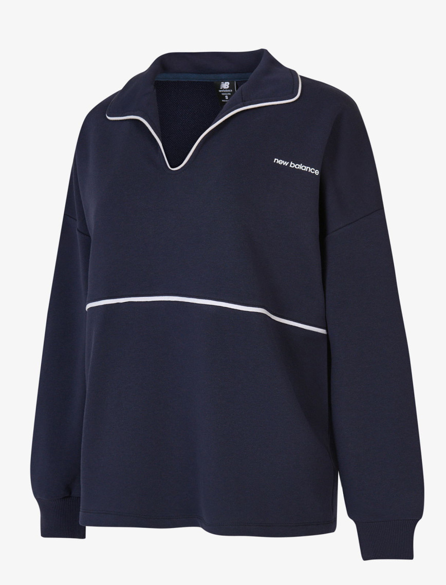 New Balance WNC3402 Kadın Lacivert Sweatshirt New Balance WNC3402 Kadın Lacivert Sweatshirt