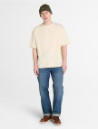Timberland Hampthomn Tonal Stack Logo Erkek Bej T-Shirt Timberland Hampthomn Tonal Stack Logo Erkek Bej T-Shirt