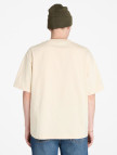 Timberland Hampthomn Tonal Stack Logo Erkek Bej T-Shirt Timberland Hampthomn Tonal Stack Logo Erkek Bej T-Shirt