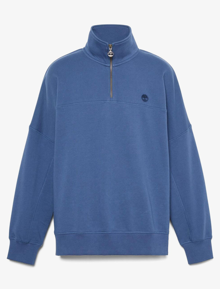 Timberland Erkek Koyu Mavi Çeyrek Fermuarlı Sweatshirt Timberland Erkek Koyu Mavi Çeyrek Fermuarlı Sweatshirt